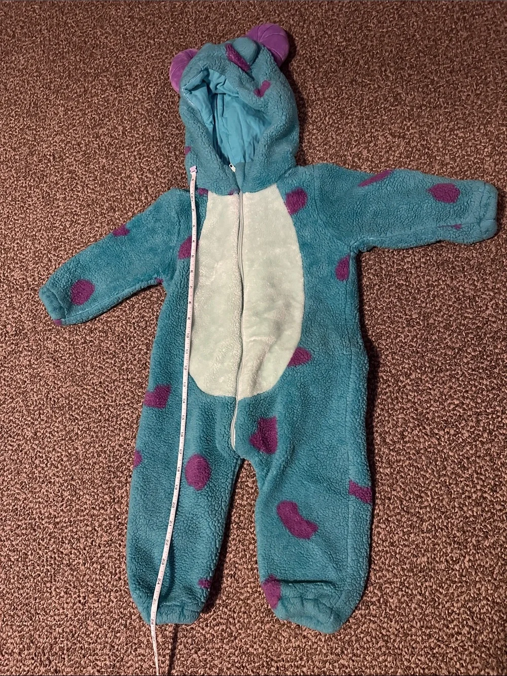 Sully Monsters Inc toddler Halloween monster costume